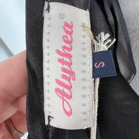 Alythea Champagne Poppin Sequin Cowl Neck Mini Dress Black Size Small NWT - Picture 10 of 11